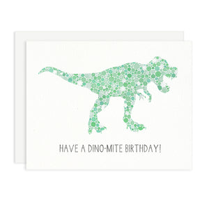 Dinosaur Birthday Greeting Card