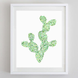 Cactus 2 Floral Watercolor Print