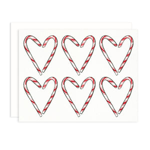 Candy Cane Greeting Card