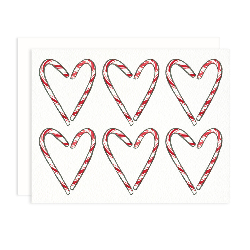 Candy Cane Greeting Card