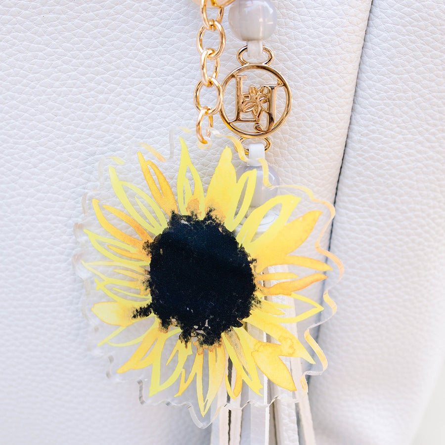 Sunflower Keychain