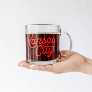 Kansas City Script Mug - White