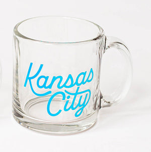 Kansas City Script Mug Blue