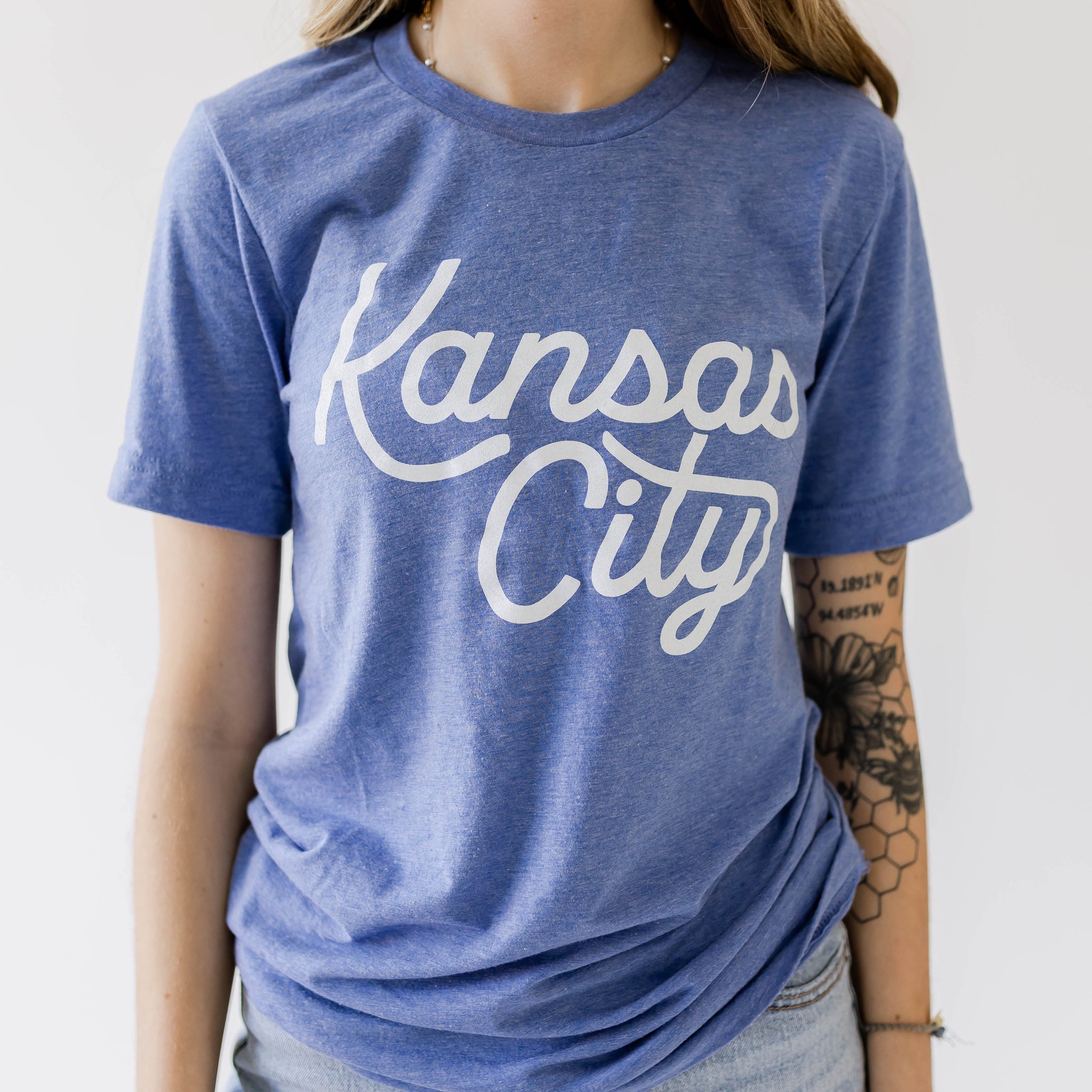 Women's Charlie Hustle Kansas City Script T-Shirt