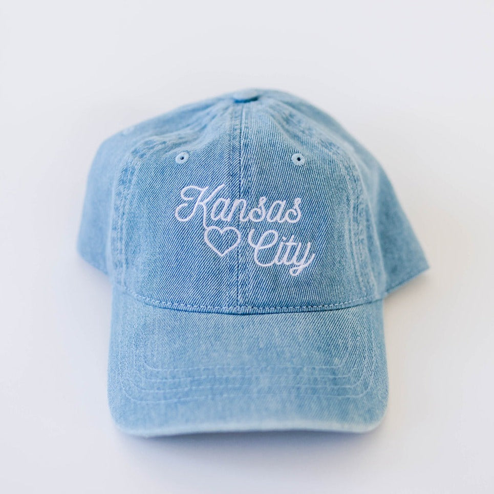 Kansas City Embroidered Hat - Blue
