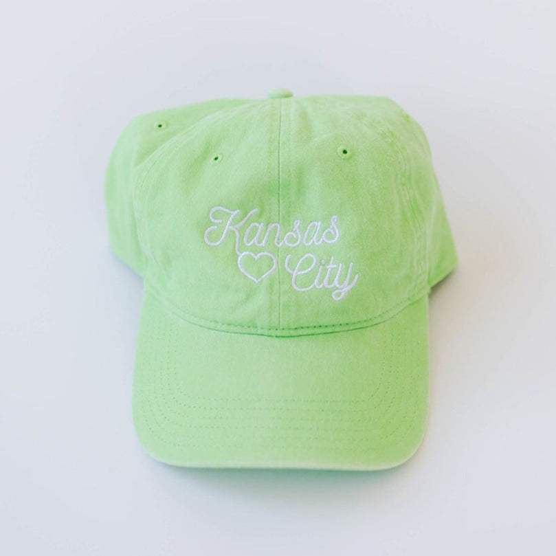 Kansas City Embroidered Hat - Green