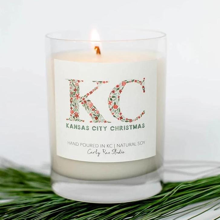 Kansas City Christmas Candle