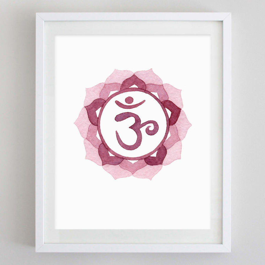 Chakras Watercolor Print