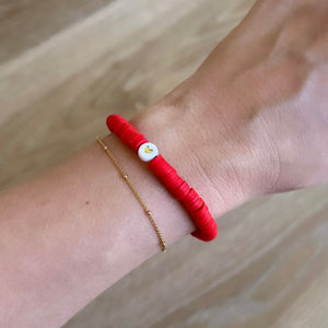 Heart Bracelet - Red