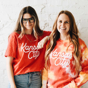 Kansas City Script T-Shirt - Red