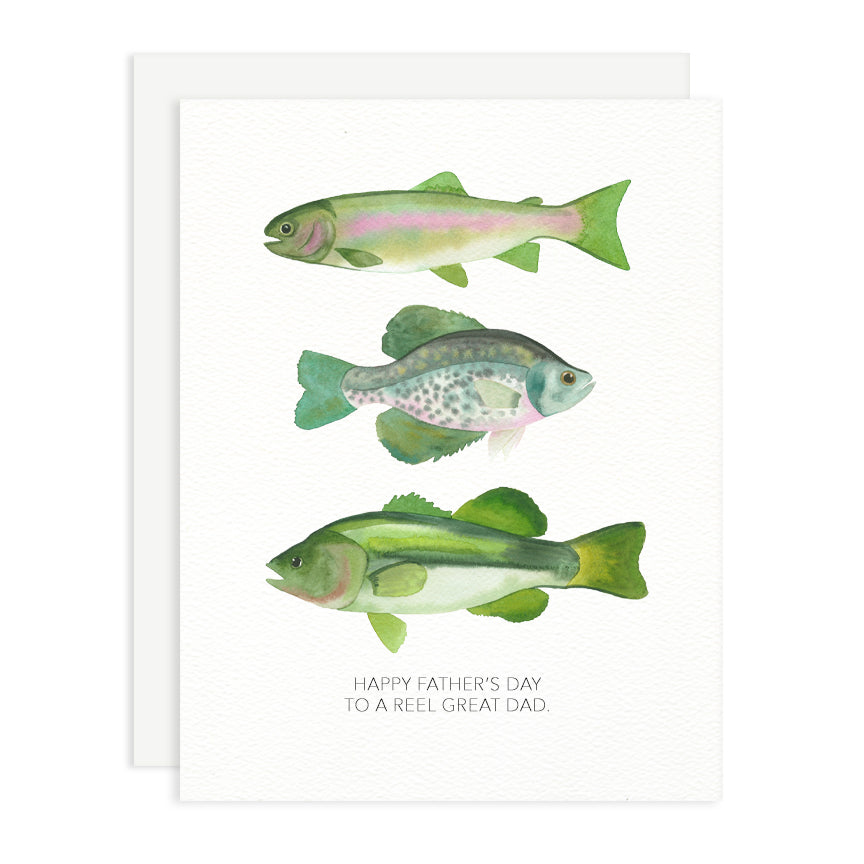 Father's Day Fishing Greeting Card