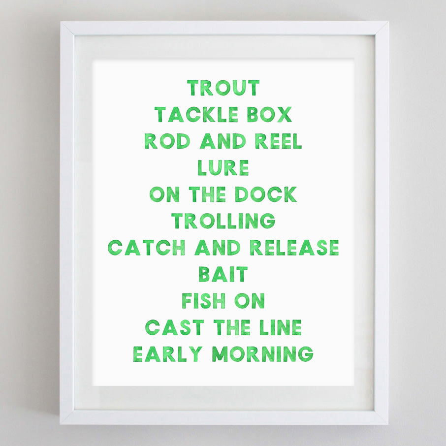 Gymnastics Watercolor Print