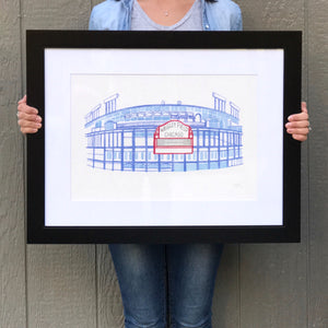 Matted and Framed Watercolor Prints - Set of 3 - Local Kansas City Delivery - 13x19"