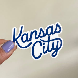Kansas City Blue Sticker