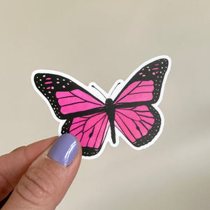 Monarch Pink Sticker