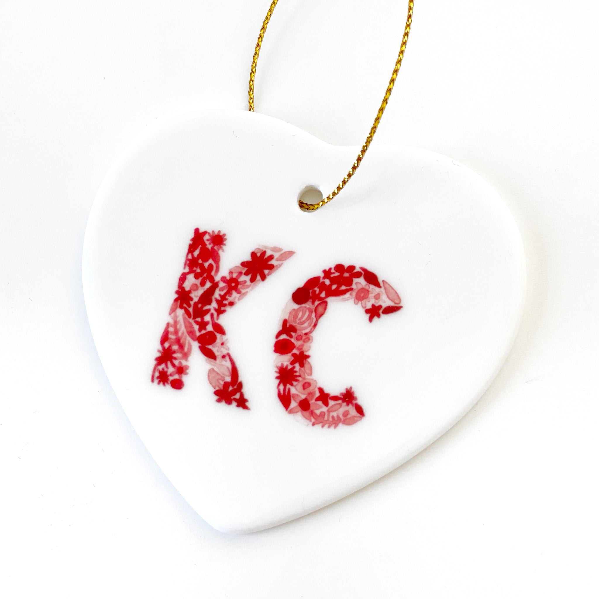 Heart KC Ornament - Carly Rae Studio