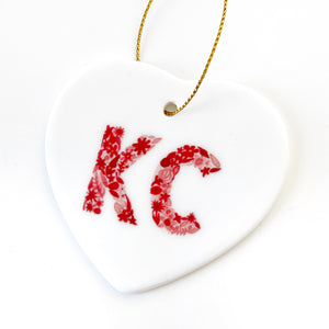 Heart KC Ornament