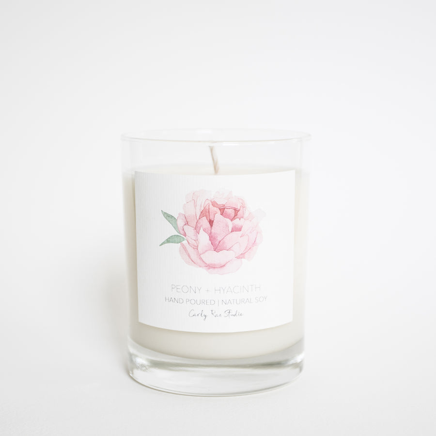 Peony & Hyacinth Candle