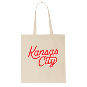 Kansas City Tote - Script Red