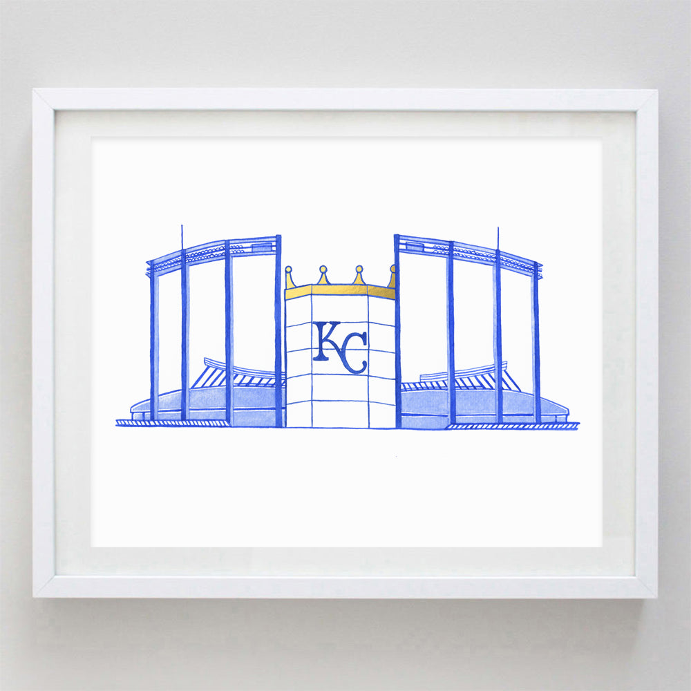 Children's Mercy Park Kansas City Watercolor Print