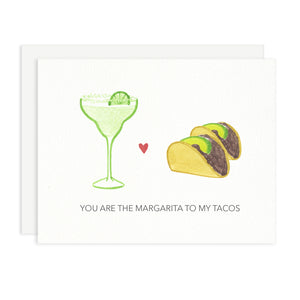 Margarita + Tacos Greeting Card