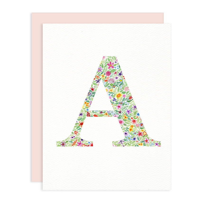 Monogram Greeting Card