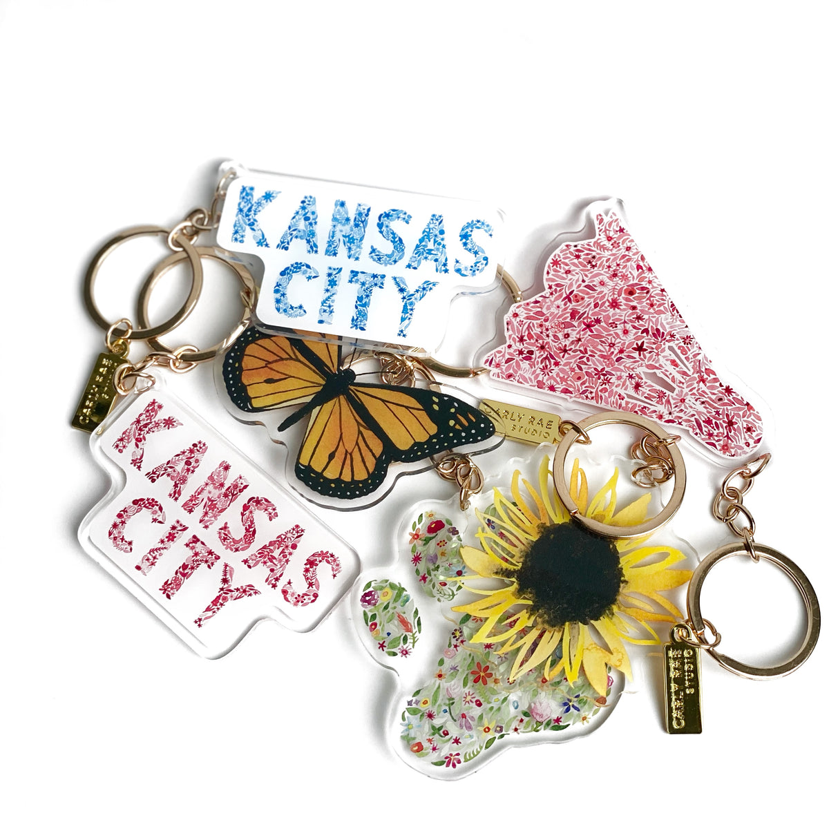 Sunflower Keychain