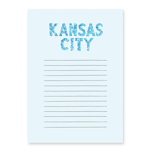 Kansas City Blue Notepad