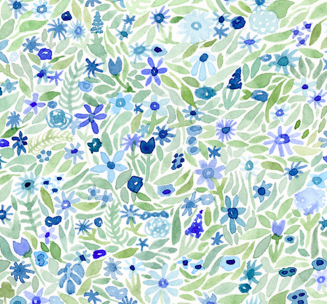 ANY State Floral Watercolor Print (Montana-Wyoming)