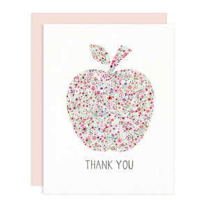 Teacher Apple Greeting Card