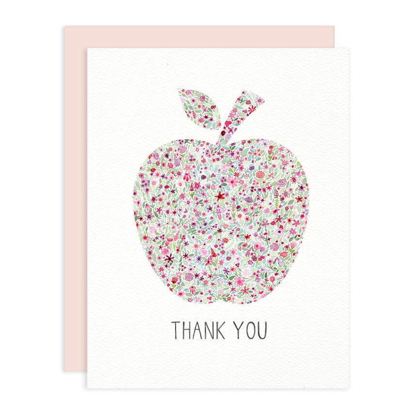 Teacher Apple Greeting Card