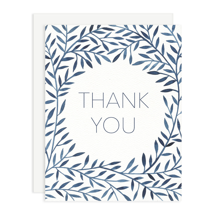 Thank You Leaves Card