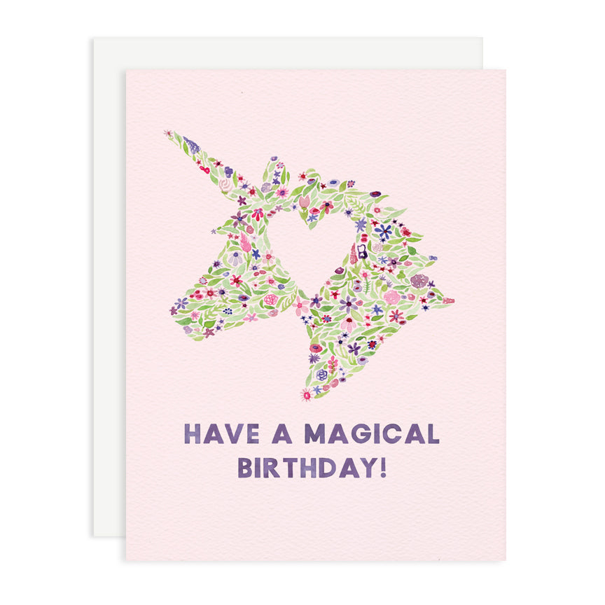 Unicorn Birthday Greeting Card