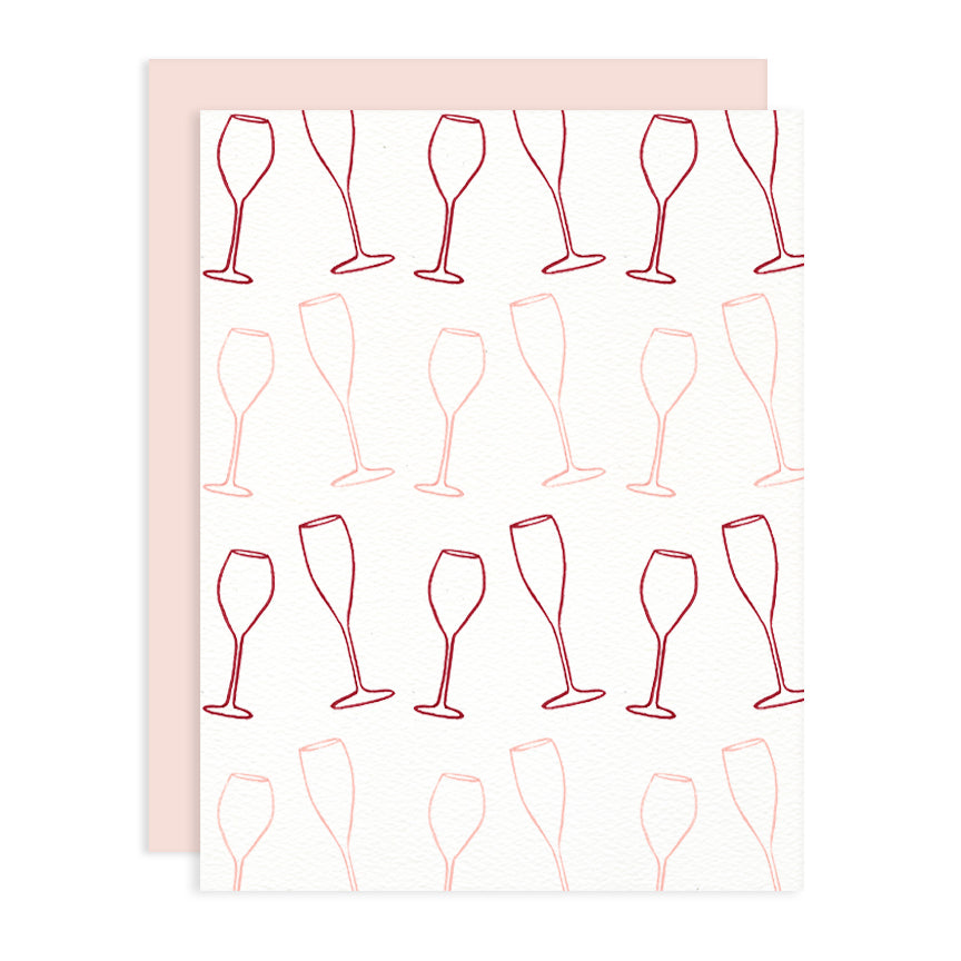 Wine Cheers Greeting Card