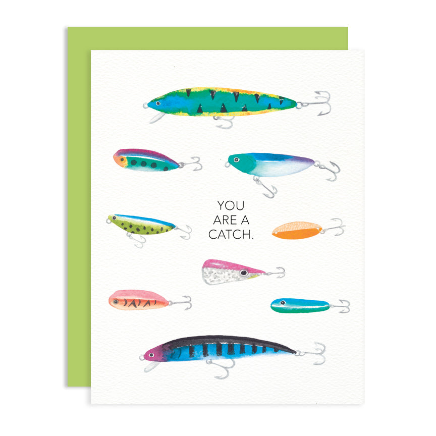 You're A Catch Greeting Card