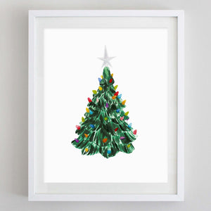 Vintage Ornaments Watercolor Print