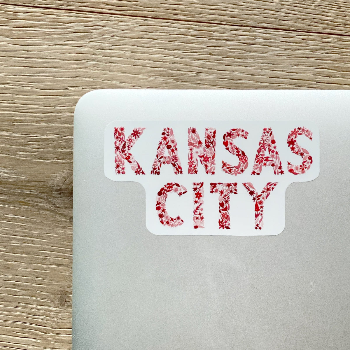 Kansas City Floral Red Sticker