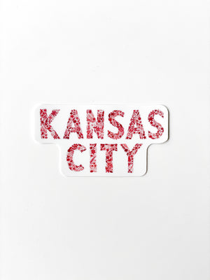 Kansas City Floral Red Sticker