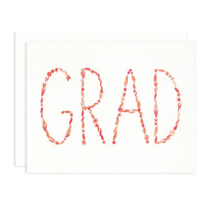 Grad Floral Greeting Card