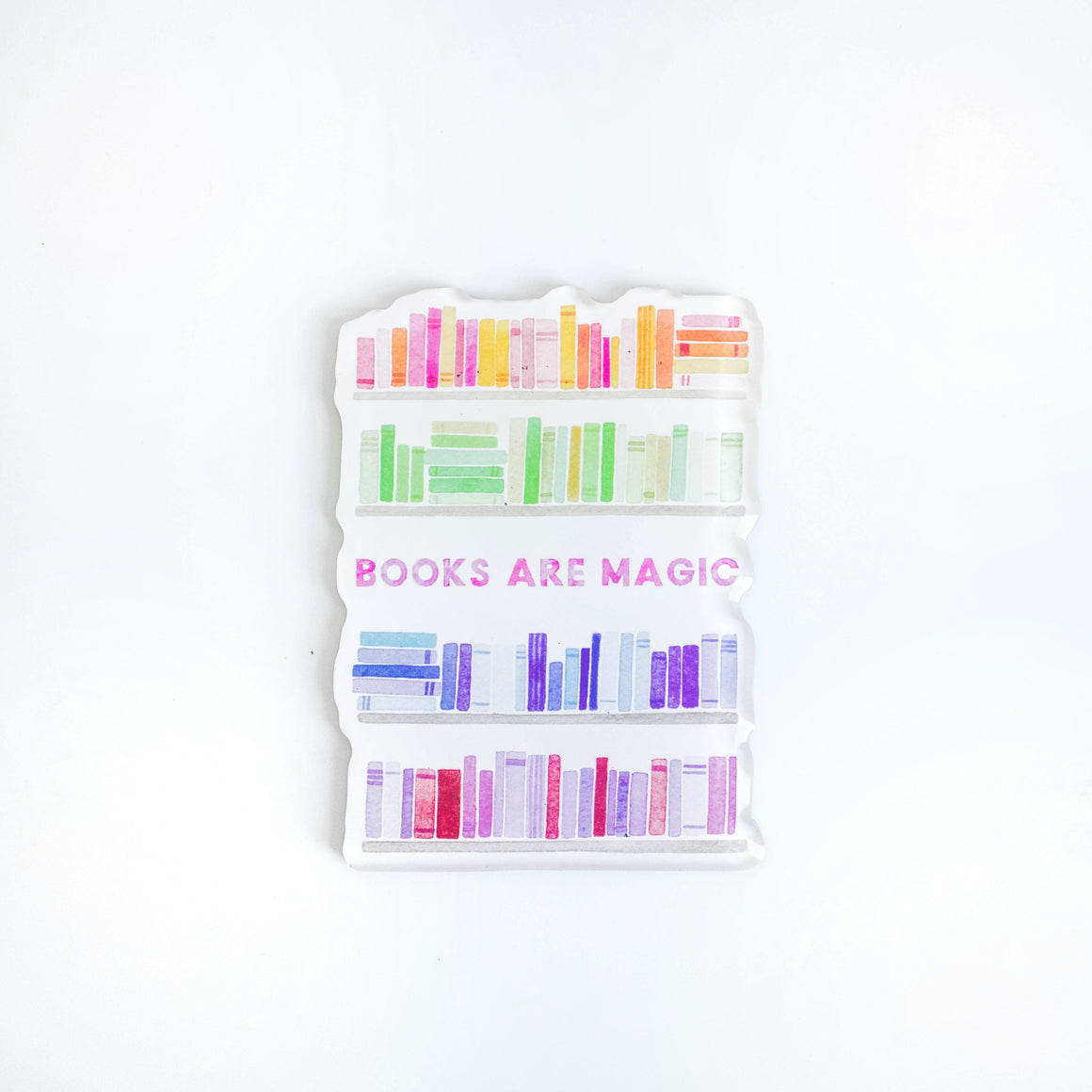 Books are Magic Watercolor Magnet