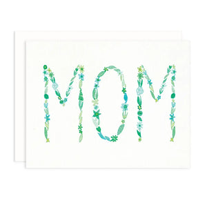 Mom Floral Greeting Card
