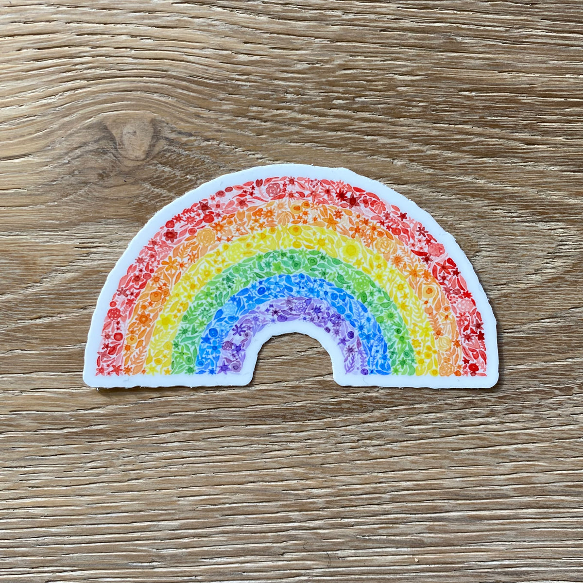 Floral Rainbow Sticker