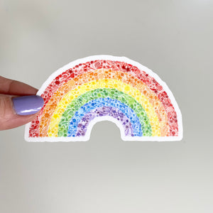 Floral Rainbow Sticker
