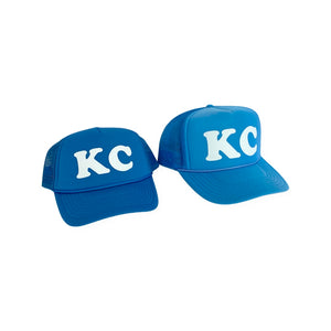KC Trucker Hat - Bright Blue - Adult