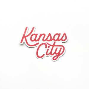 Kansas City Script Sticker