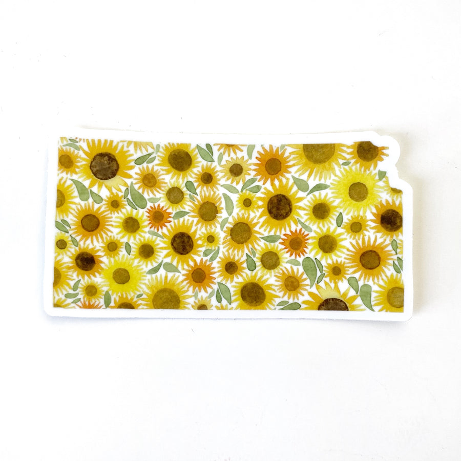 Sunflower Kansas Sticker