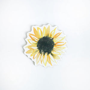Sunflower Watercolor Magnet
