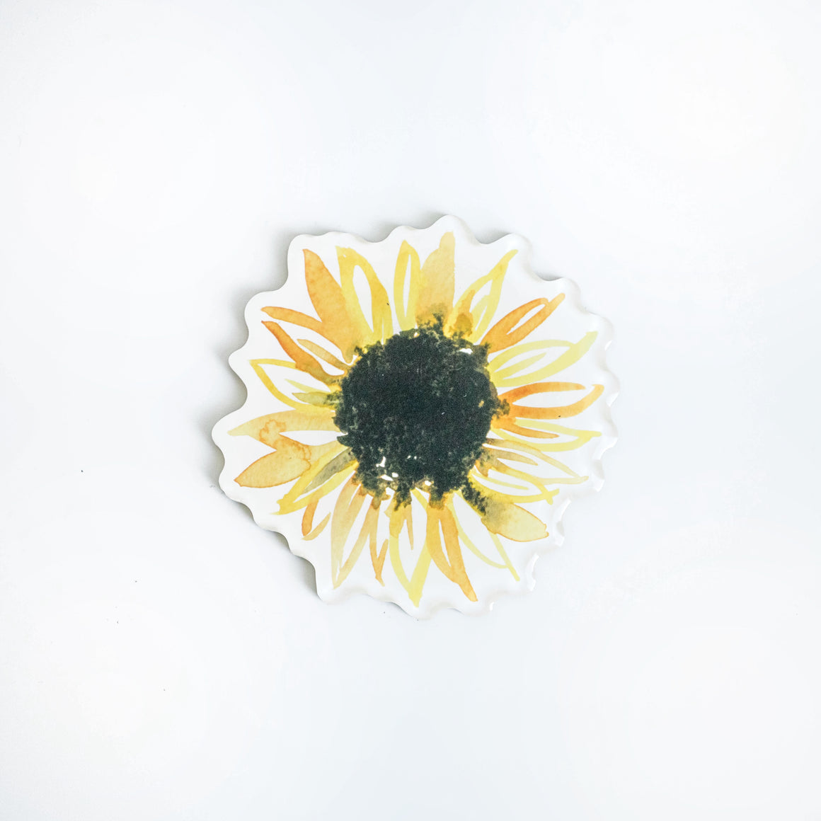 Sunflower Watercolor Magnet