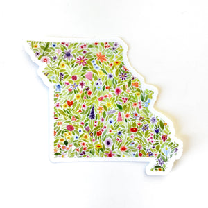 Floral Missouri Sticker